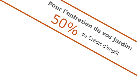 Guilhot Paysage : 50% de crédit d'impôt